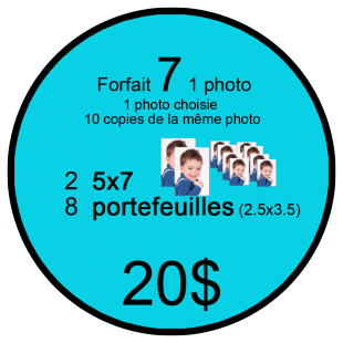 Forfait 7  / feuilles CF