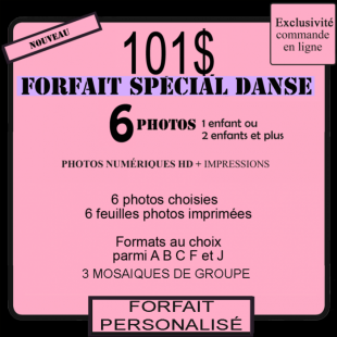 Forfait danse Spécial 6