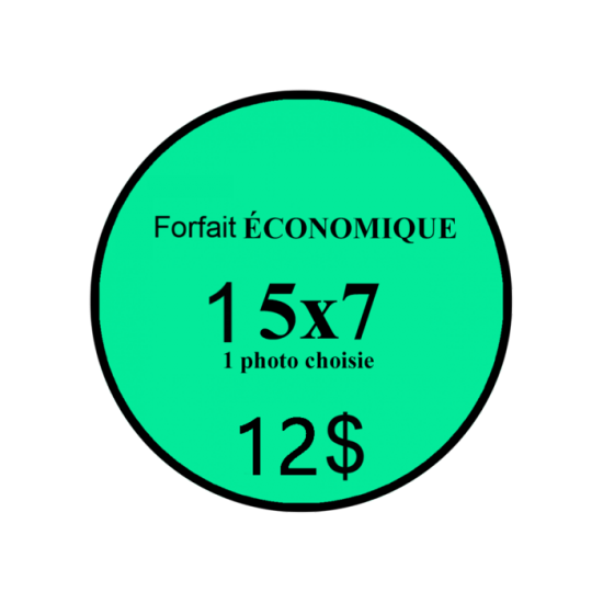 promo Forfait économique 1 5x7