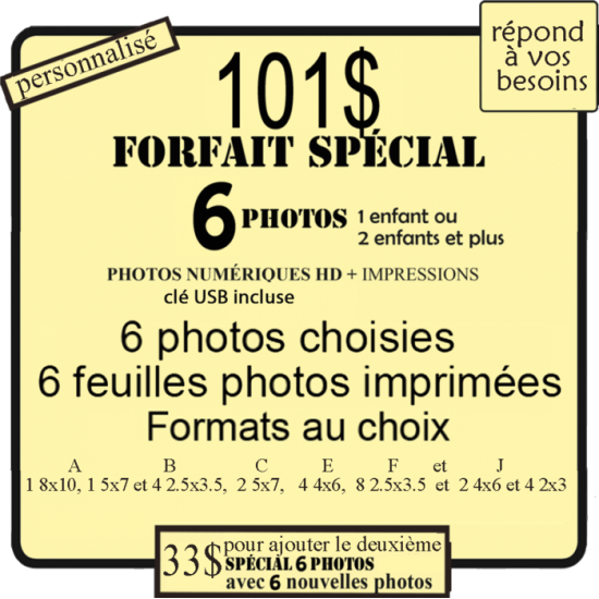 Forfait Spécial 6