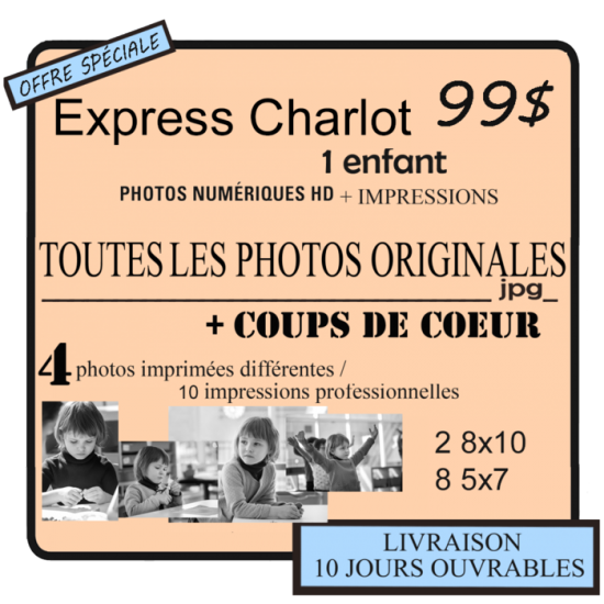 EXPRESS charlot 1 enfant