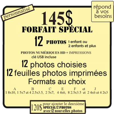 Forfait Spécial 12