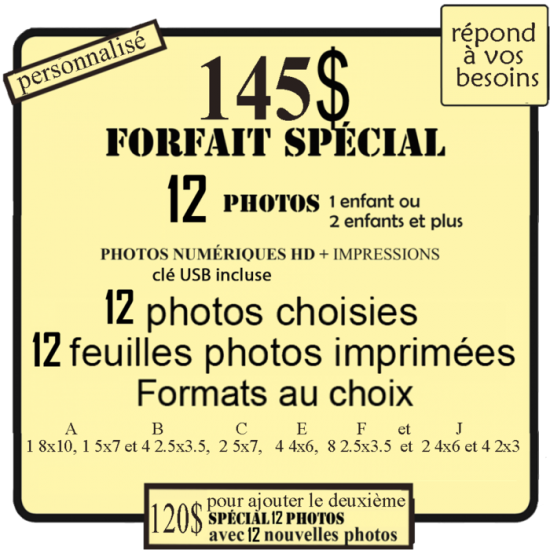 Forfait Spécial 12