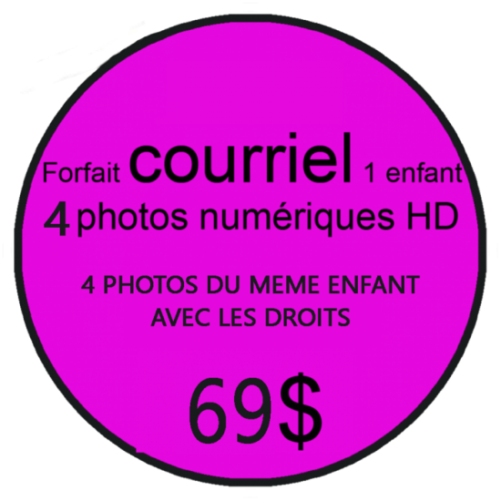 Forfait 4 photos numériques seulement