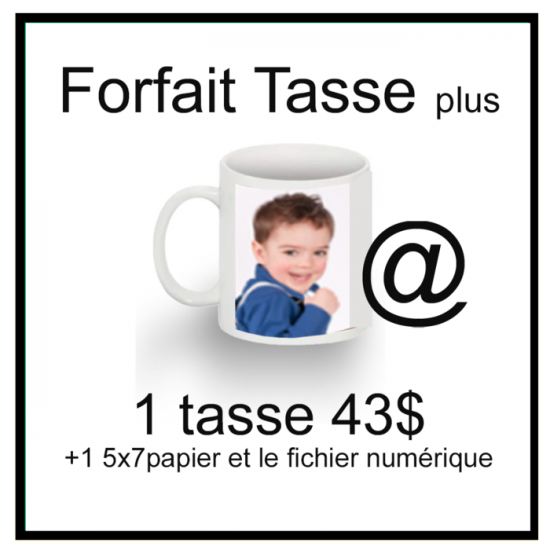 Forfait tasse et photos numérique