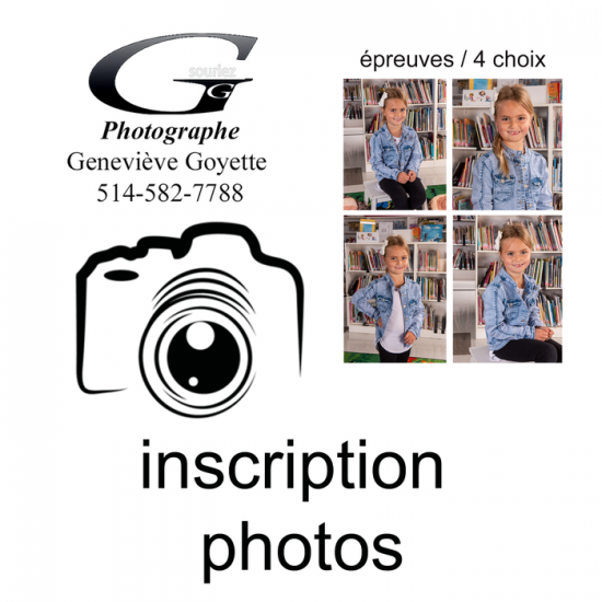 inscription photos ECOLE MARIE RIVIER 