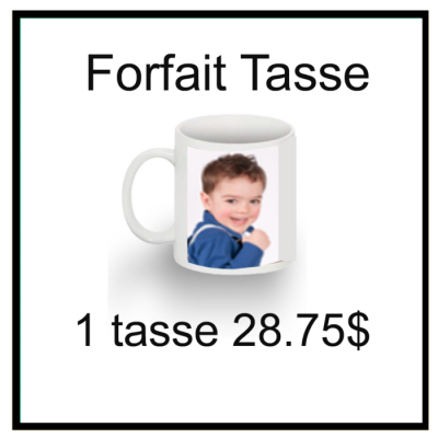 Forfait tasse