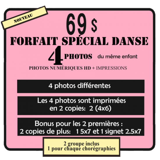 Forfait danse special 4