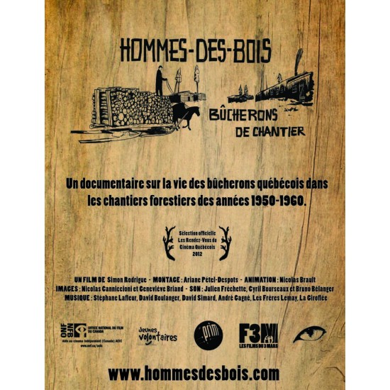 DVD Hommes-des-Bois (Bûcherons de chantier)