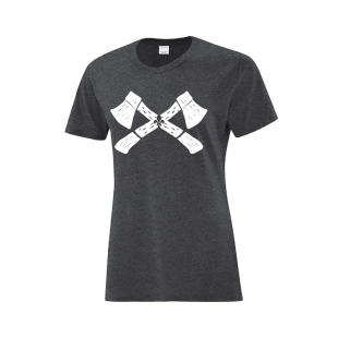 T-shirt Haches/Femmes-des-Bois (gris)