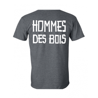 T-shirt Haches/Hommes-des-Bois (Gris)