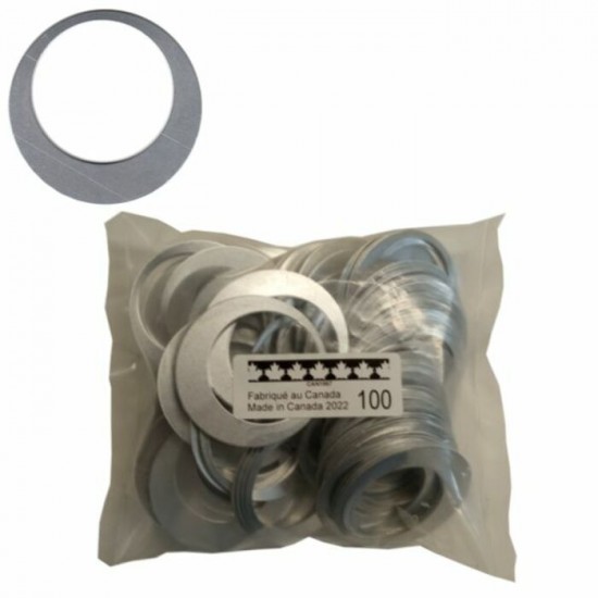 No 17 Jetons Aluminium Sac de 100