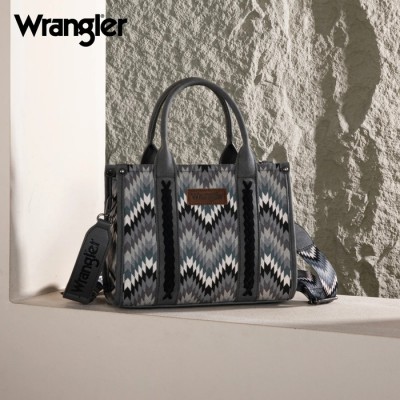 Sac à main Wrangler aztèque zig zag gris 