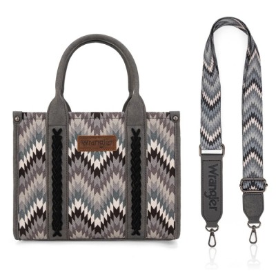Sac à main Wrangler aztèque zig zag gris 