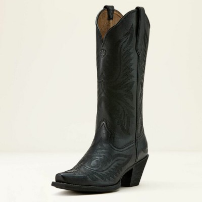 Botte Ariat Round Up Collins noir femme  