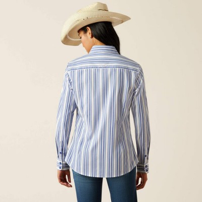 Blouse Ariat Kirby Stretch cobalt femme 