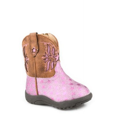 Botte Roper Starlet tan et rose bébé 