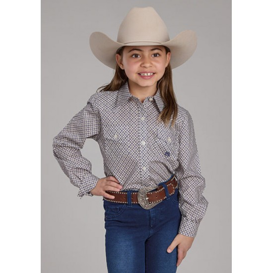 Blouse Roper Pinwhell tan enfant 