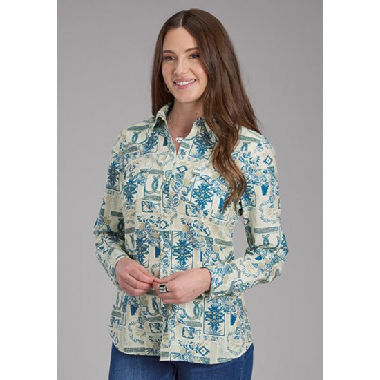 Blouse Roper Tropical Resort femme 