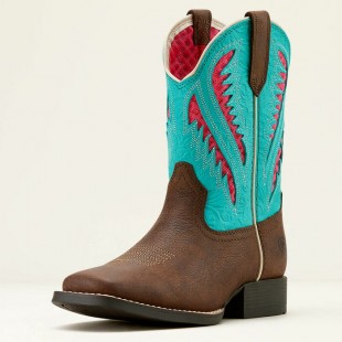 Botte Ariat Quickdraw VentTEK turquoise enfant 