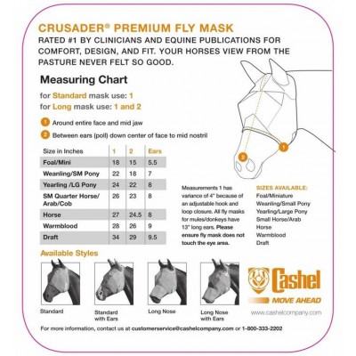 Masque à mouche Cashel American Wave warmblood
