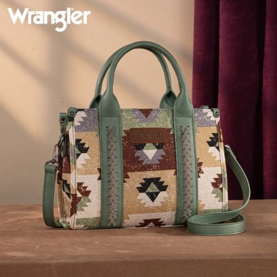 Sac à main Wrangler Southwestern vert