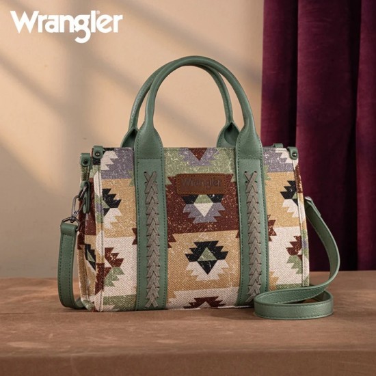 Sac à main Wrangler Southwestern vert