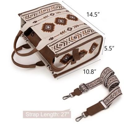 Sac à main Montana West Aztec Retro beige 
