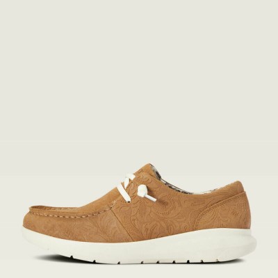 Soulier Hilo Ariat tan floral femme 