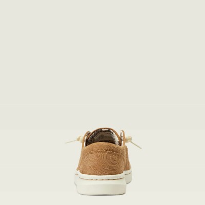 Soulier Hilo Ariat tan floral femme 