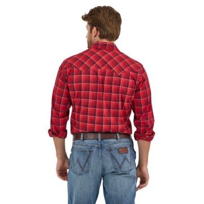 Chemise Wrangler Retro rouge homme 