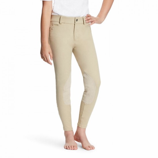 Pantalon d'équitation Ariat beige enfant