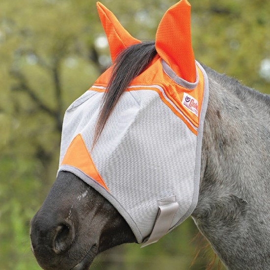 Masque à mouche Cashel orange cheval
