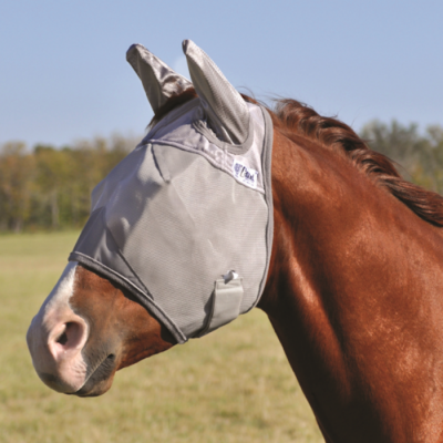 Masque à mouche Cashel gris yearling/ large poney...