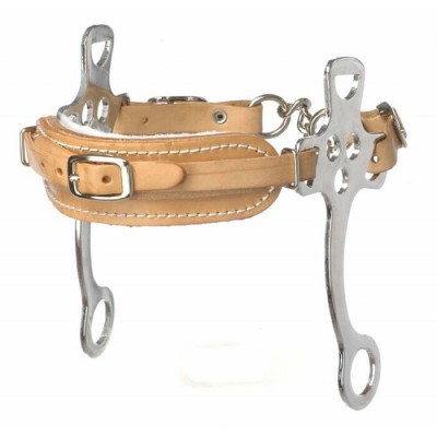 Hackamore cuir et mouton