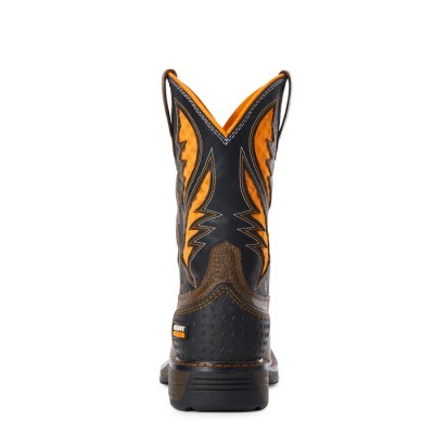 Botte Ariat Work orange enfant