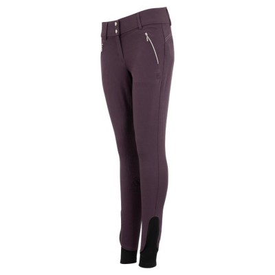 Pantalon d'équitation BR prune full seat silicone...