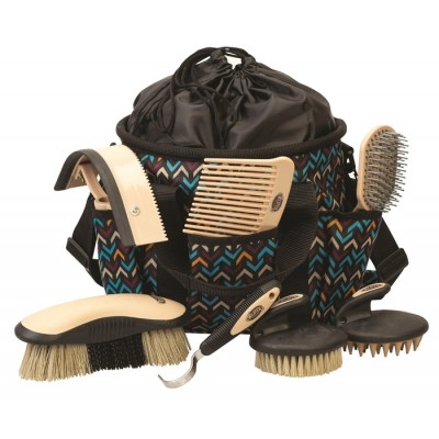 Sac de pansage et brosses Weaver Insignia 