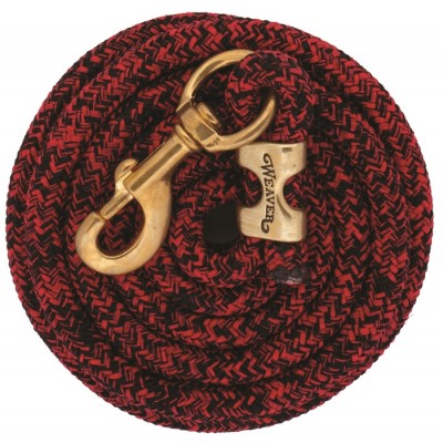 Laisse Weaver 10' mosaïque rouge et noir 