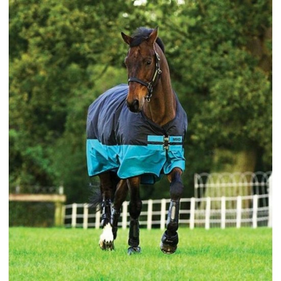 Couverture de pluie Mio noir et turquoise 200 g 
