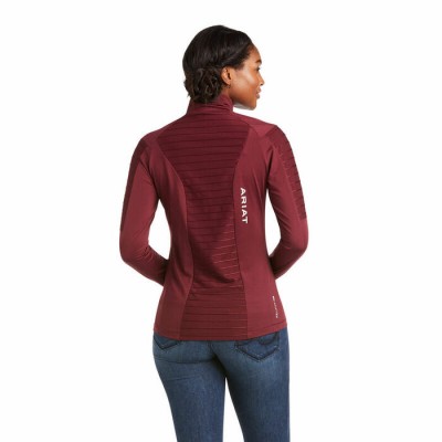Chandail Ariat Element wine femme 