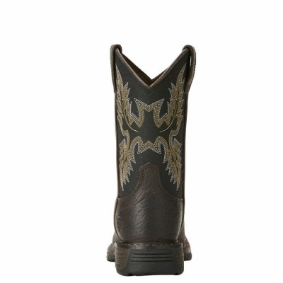 Botte Ariat WorkHog brun et noir enfant 