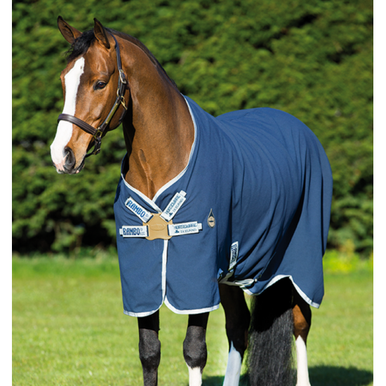 Couverture d'écurie Rambo Helix navy 