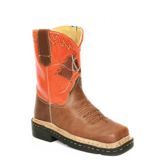 Botte Roper orange cheval tout-petit 