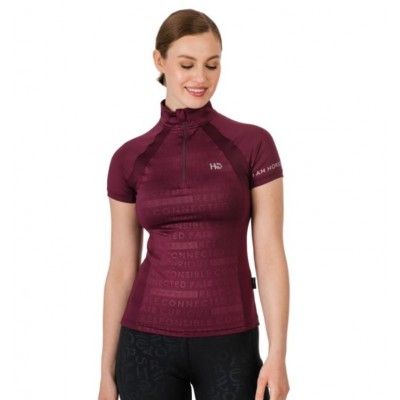 T-shirt Horseware Aveen betterave femme 