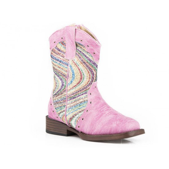 Botte Roper rose brillante enfant tout-petit