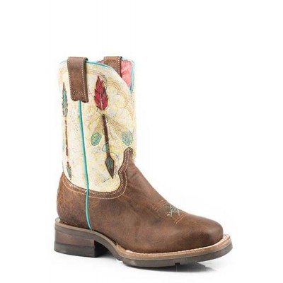 Botte Roper blanche flèche grand enfant 