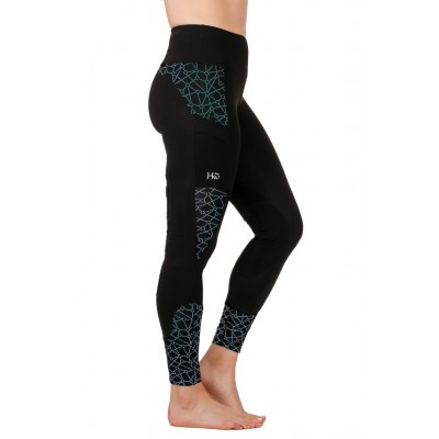 Pantalon d'équitation Horseware noir réflectif...