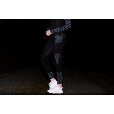 Pantalon d'équitation Horseware noir réflectif femme 