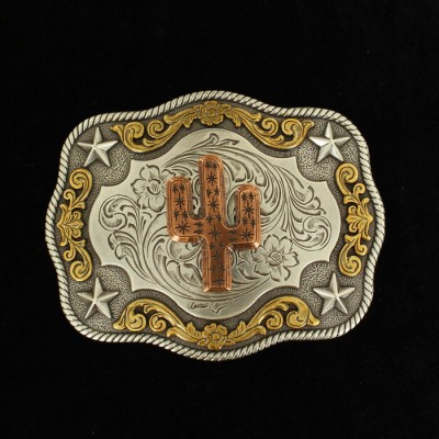 Boucle de ceinture Nocona cactus étoile 